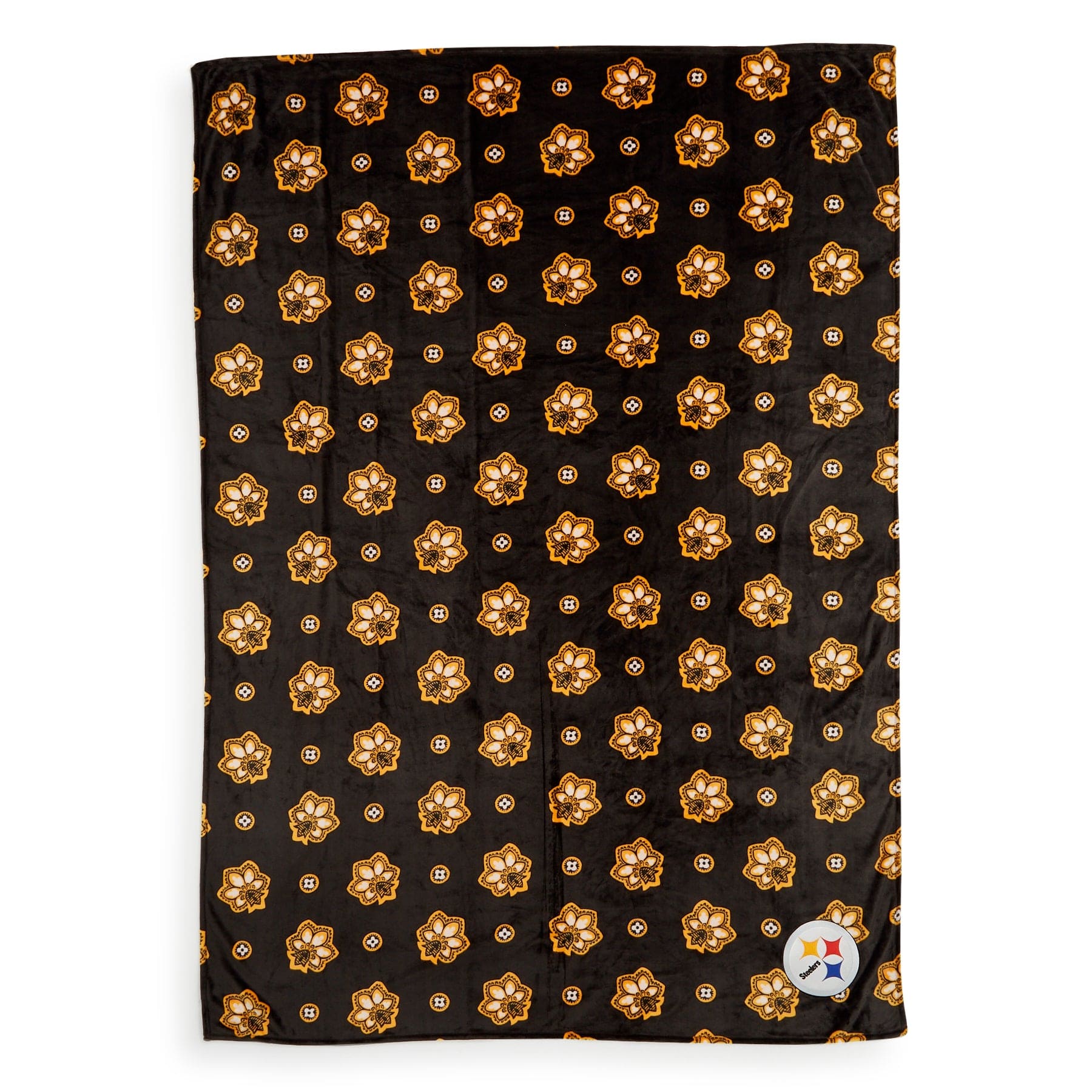 NFL Oversized Throw Blanket-Pittsburgh Steelers Bandana-Image 3-Vera Bradley