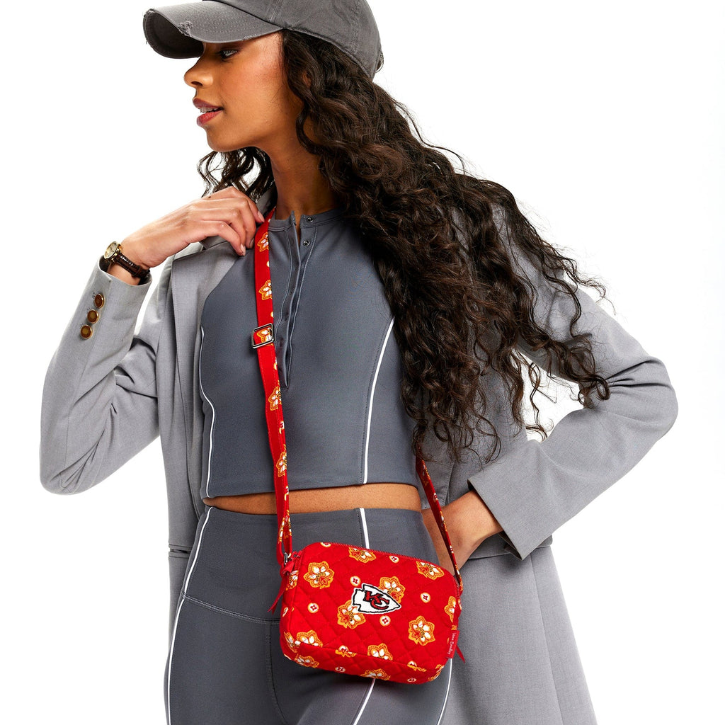 NFL RFID Small Stadium Crossbody Bag-Kansas City Chiefs Bandana-Image 1-Vera Bradley