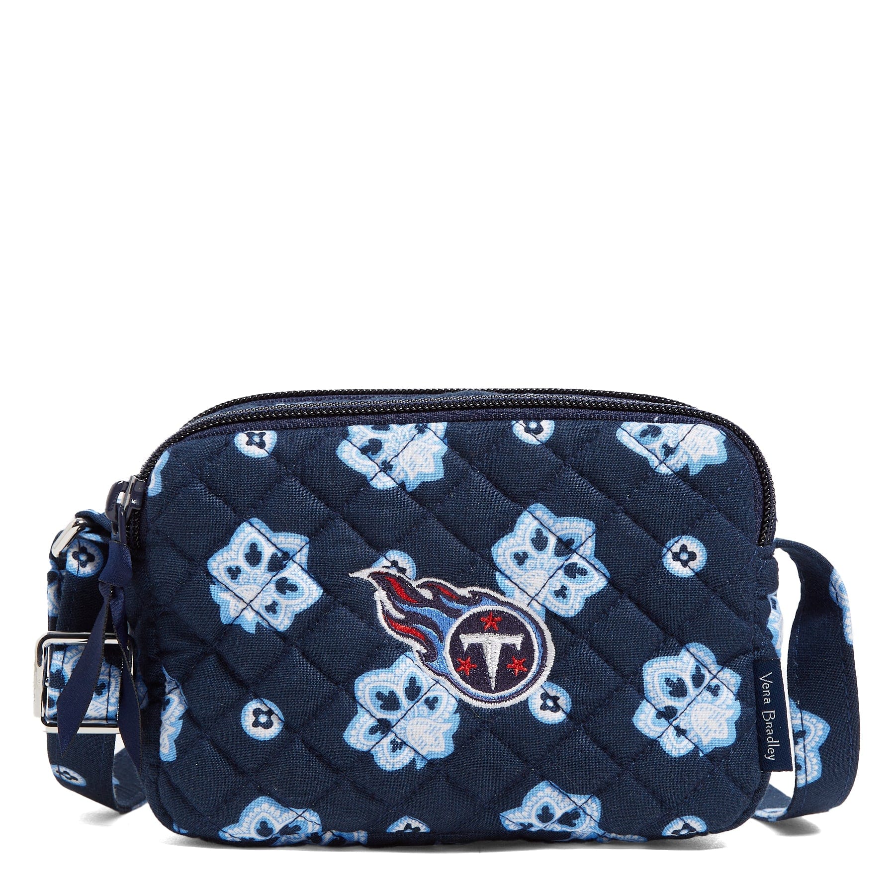 NFL RFID Small Stadium Crossbody Bag-Tennessee Titans Bandana-Image 1-Vera Bradley
