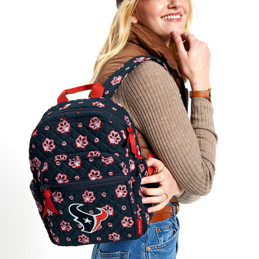 NFL Small Backpack-Houston Texans Bandana-Image 1-Vera Bradley