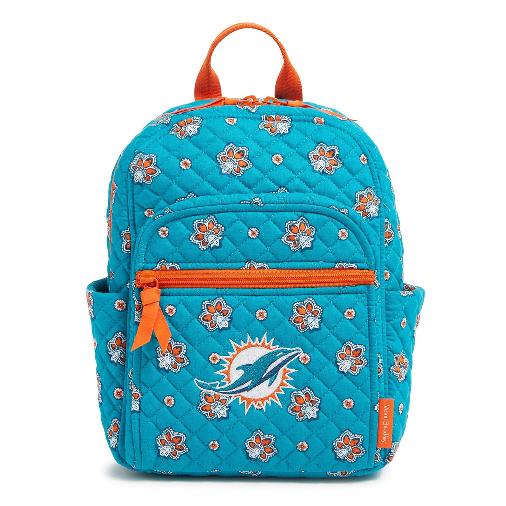NFL Small Backpack-Miami Dolphins Bandana-Image 1-Vera Bradley
