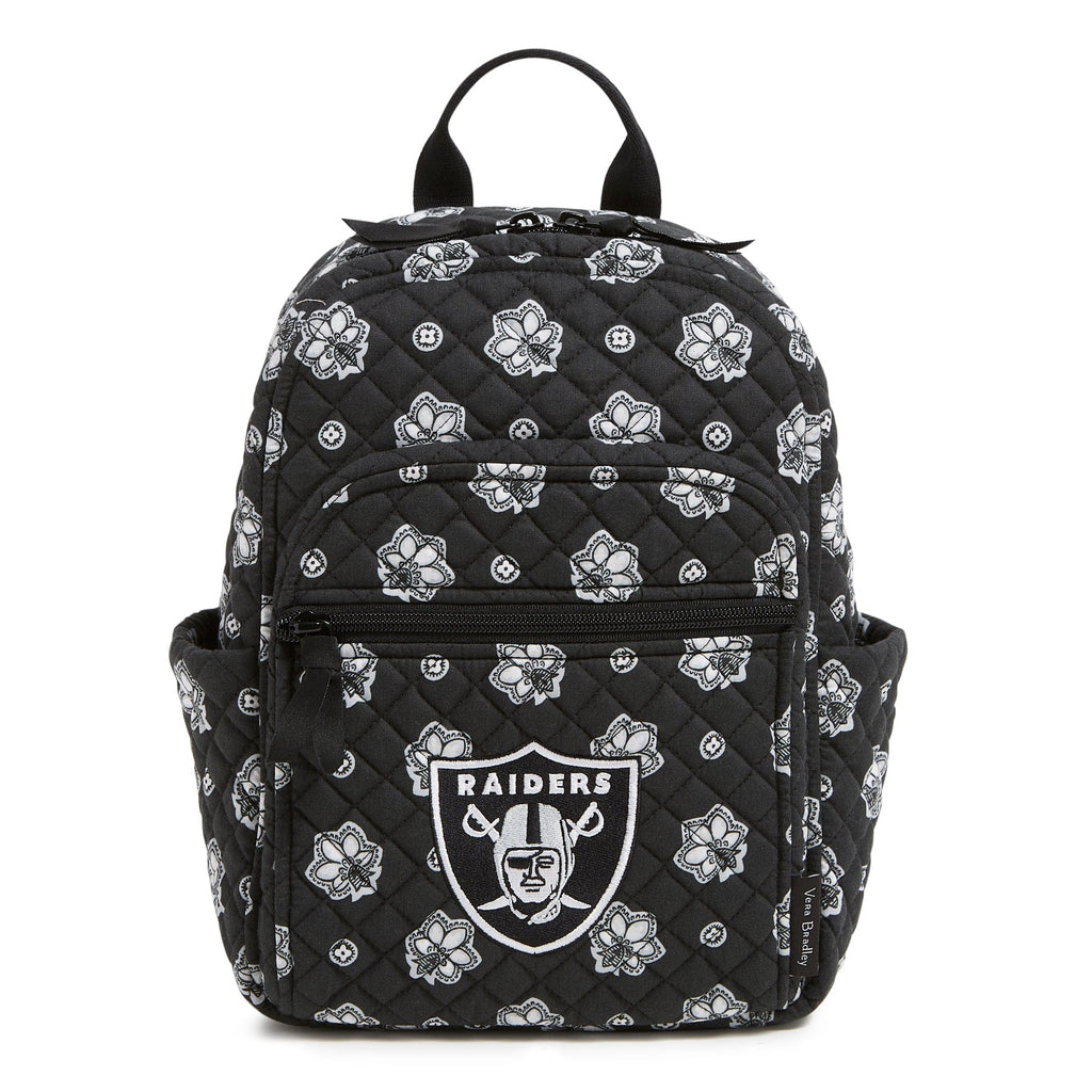 NFL Small Backpack-Las Vegas Raiders Bandana-Image 1-Vera Bradley