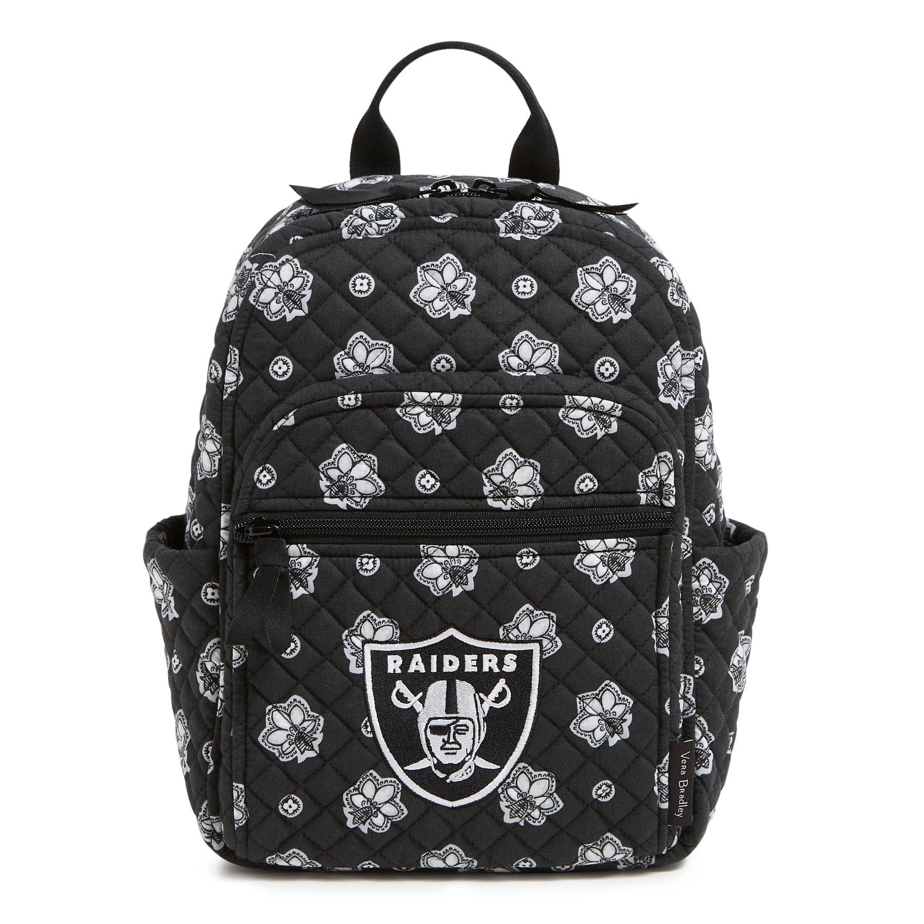 NFL Small Backpack-Las Vegas Raiders Bandana-Image 1-Vera Bradley
