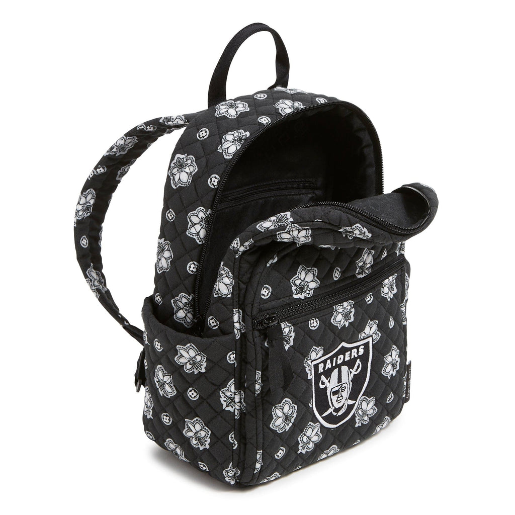 NFL Small Backpack-Las Vegas Raiders Bandana-Image 3-Vera Bradley