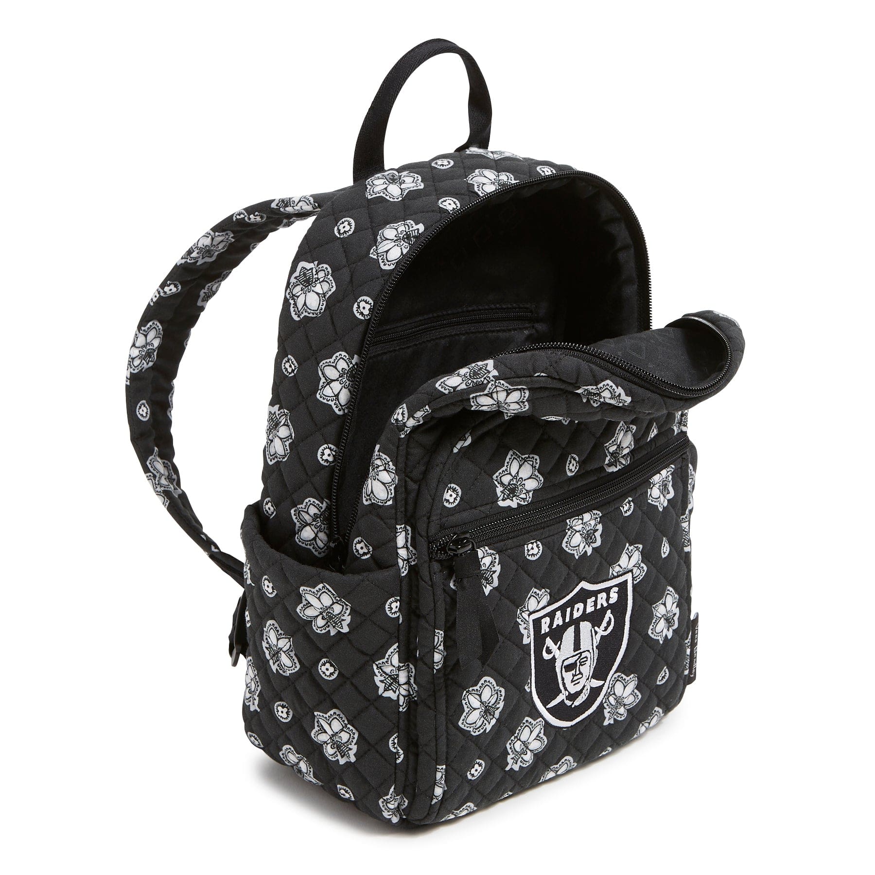 NFL Small Backpack-Las Vegas Raiders Bandana-Image 3-Vera Bradley