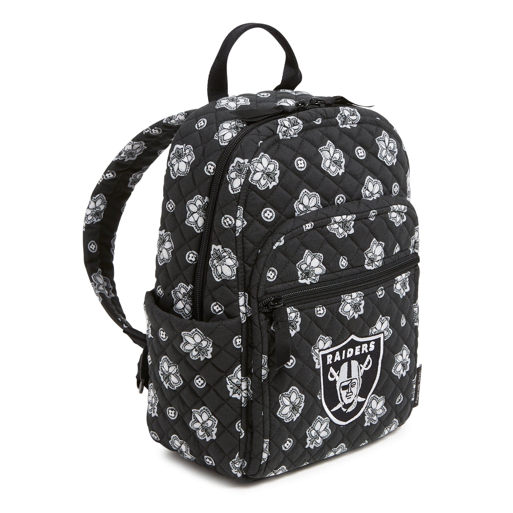 NFL Small Backpack-Las Vegas Raiders Bandana-Image 2-Vera Bradley