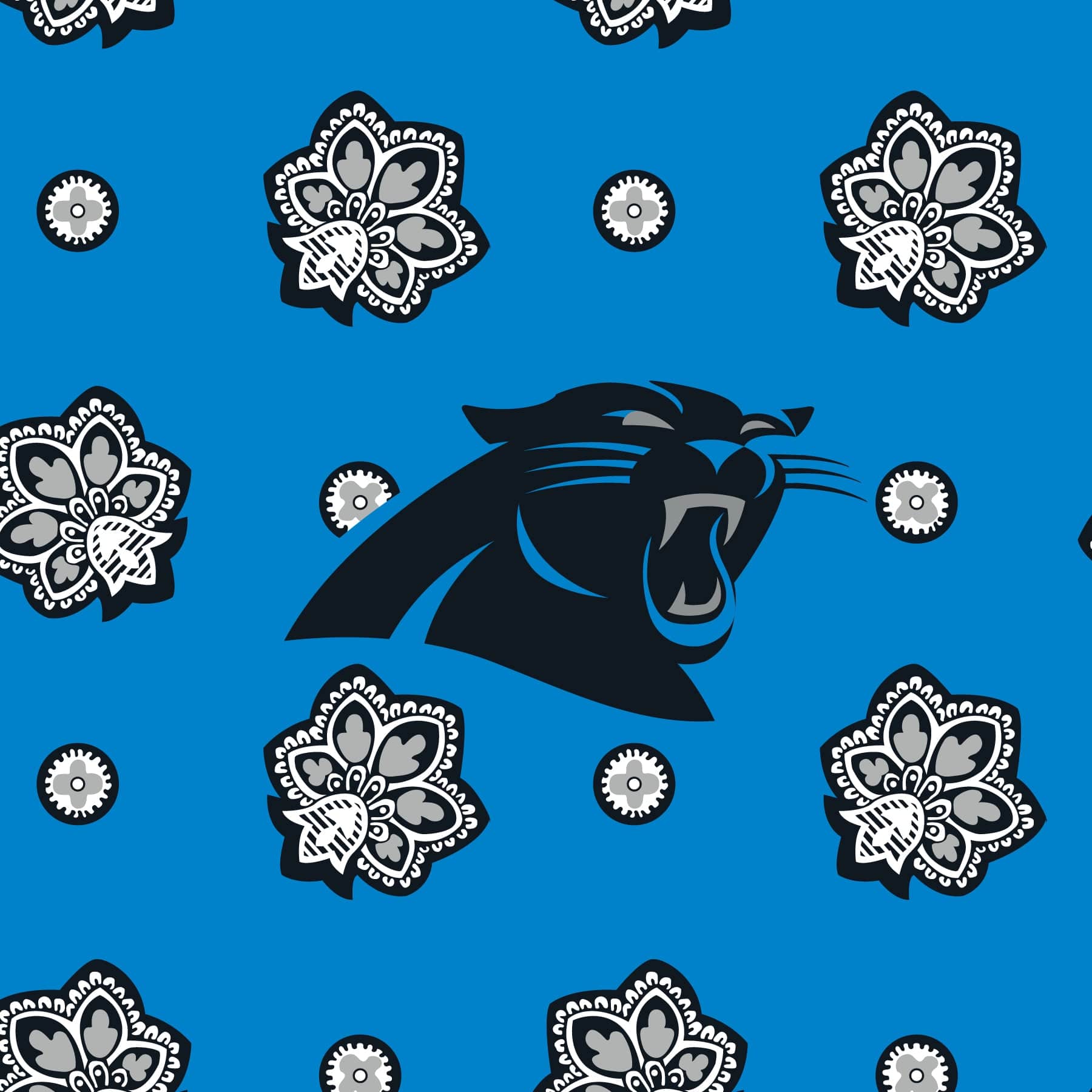 NFL Small Backpack-Carolina Panthers Bandana-Image 4-Vera Bradley