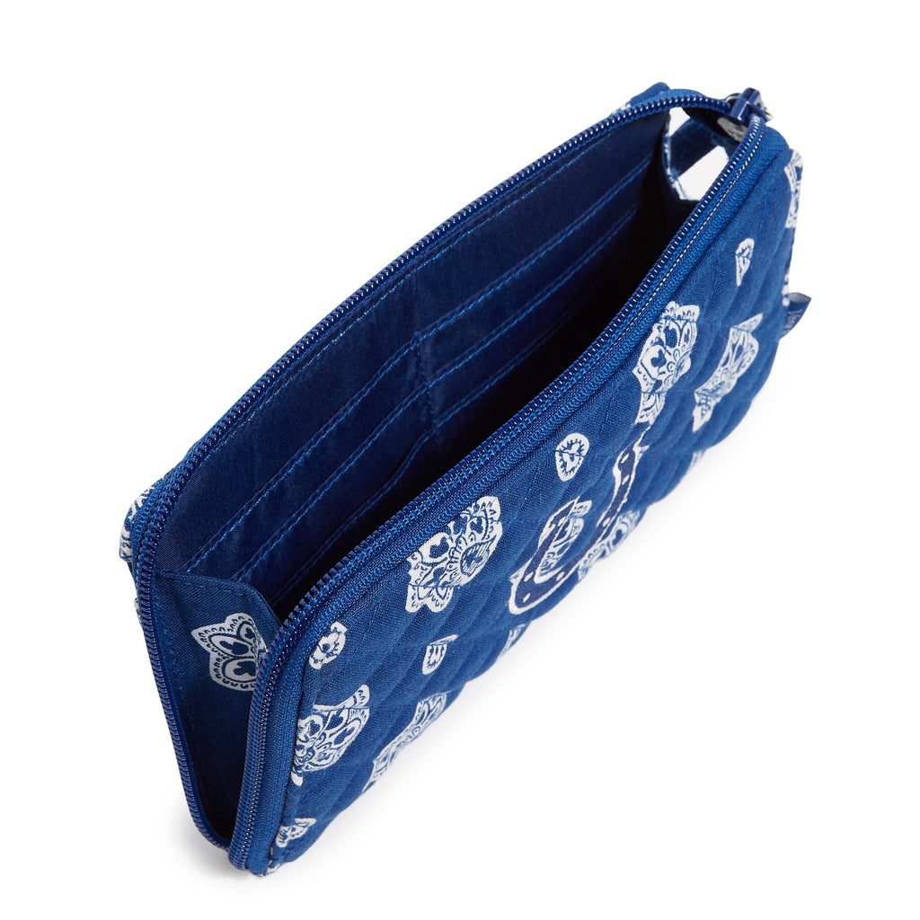 NFL RFID Front Zip Wristlet-Indianapolis Colts Bandana-Image 3-Vera Bradley