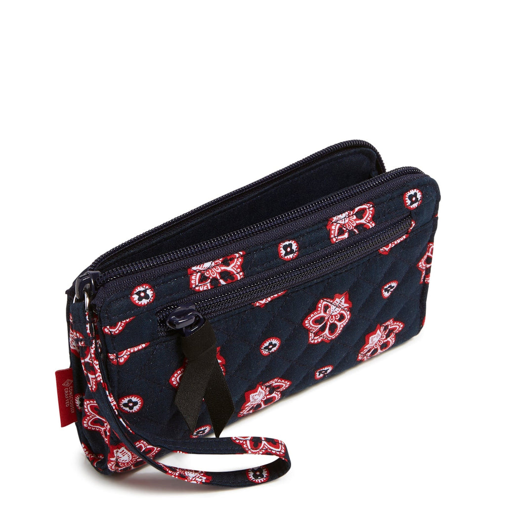 NFL RFID Front Zip Wristlet-Houston Texans Bandana-Image 2-Vera Bradley