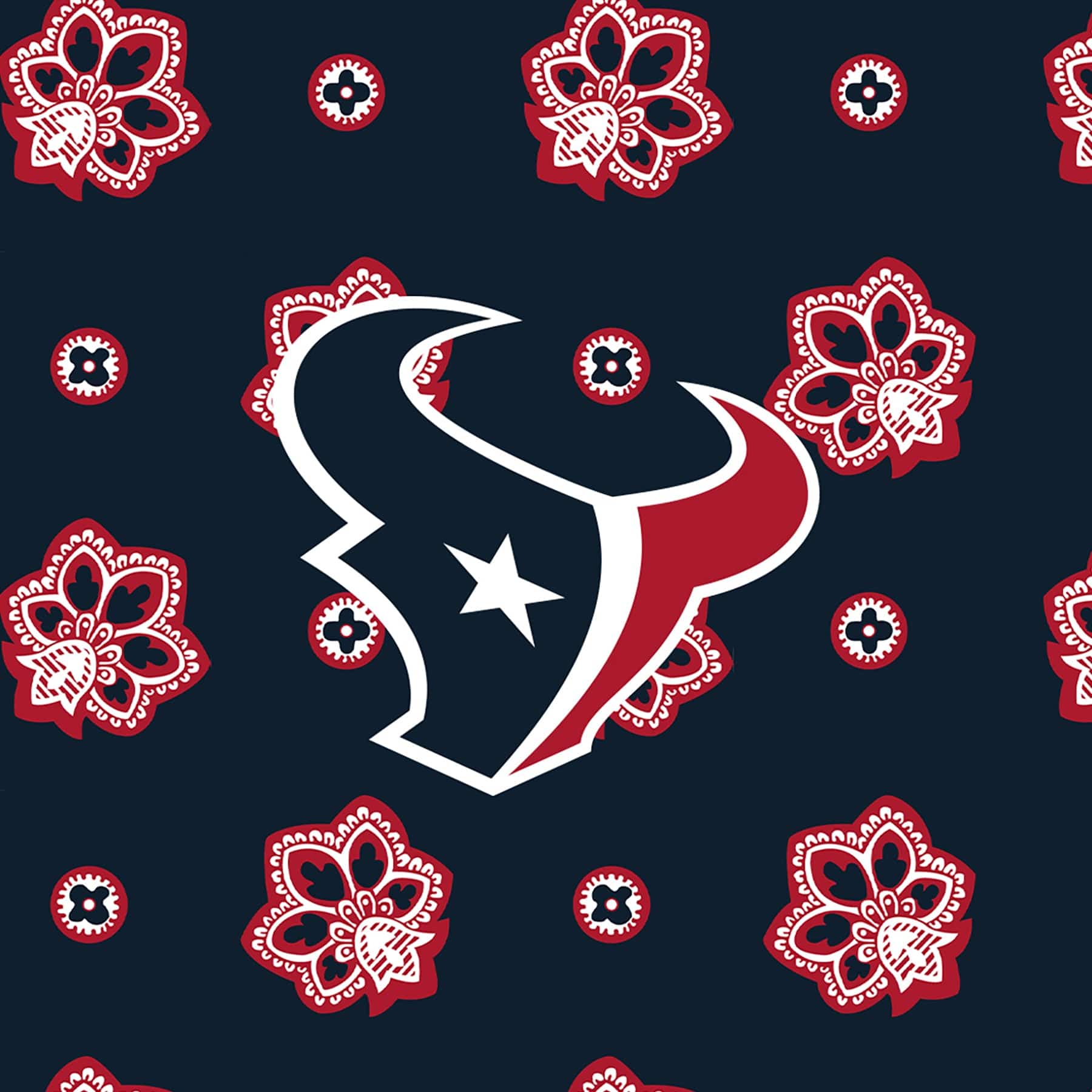 NFL RFID Front Zip Wristlet-Houston Texans Bandana-Image 3-Vera Bradley