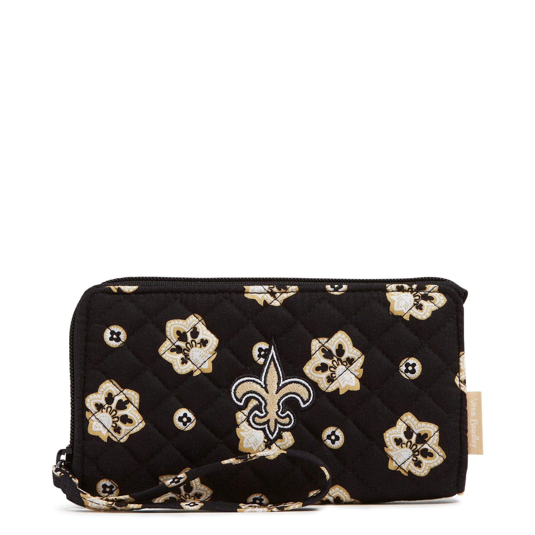 NFL RFID Front Zip Wristlet-New Orleans Saints Bandana-Image 1-Vera Bradley