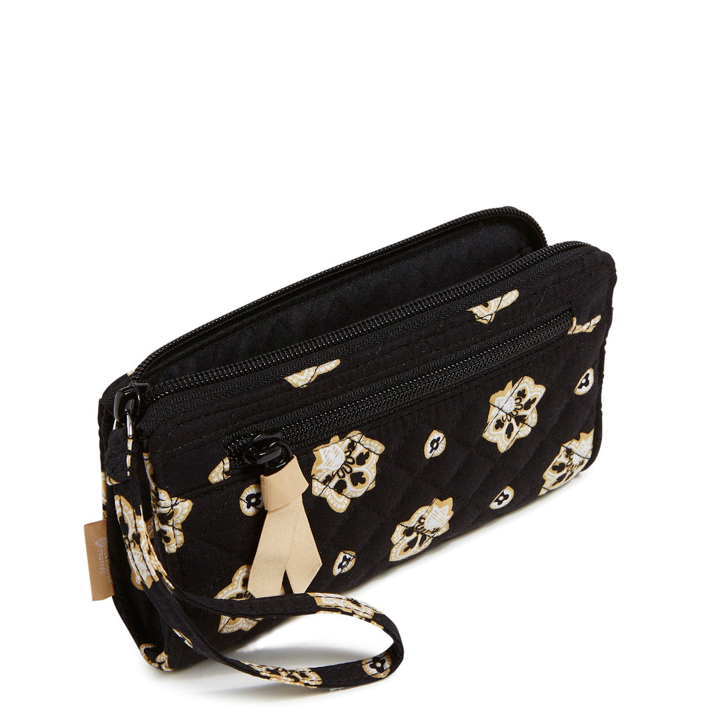 NFL RFID Front Zip Wristlet-New Orleans Saints Bandana-Image 2-Vera Bradley