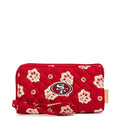 NFL RFID Front Zip Wristlet-San Francisco 49ers Bandana-Image 1-Vera Bradley