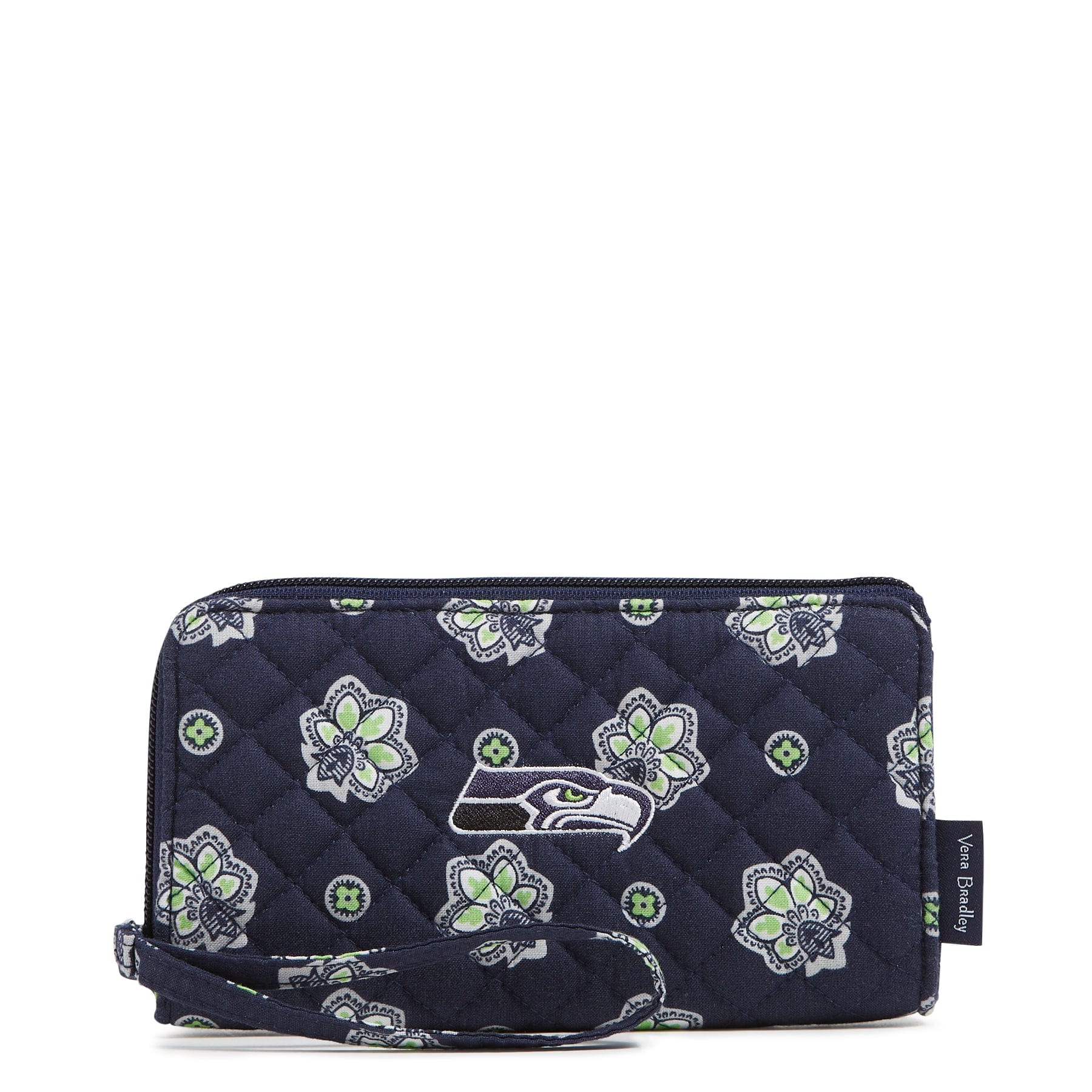 NFL RFID Front Zip Wristlet-Seattle Seahawks Bandana-Image 1-Vera Bradley