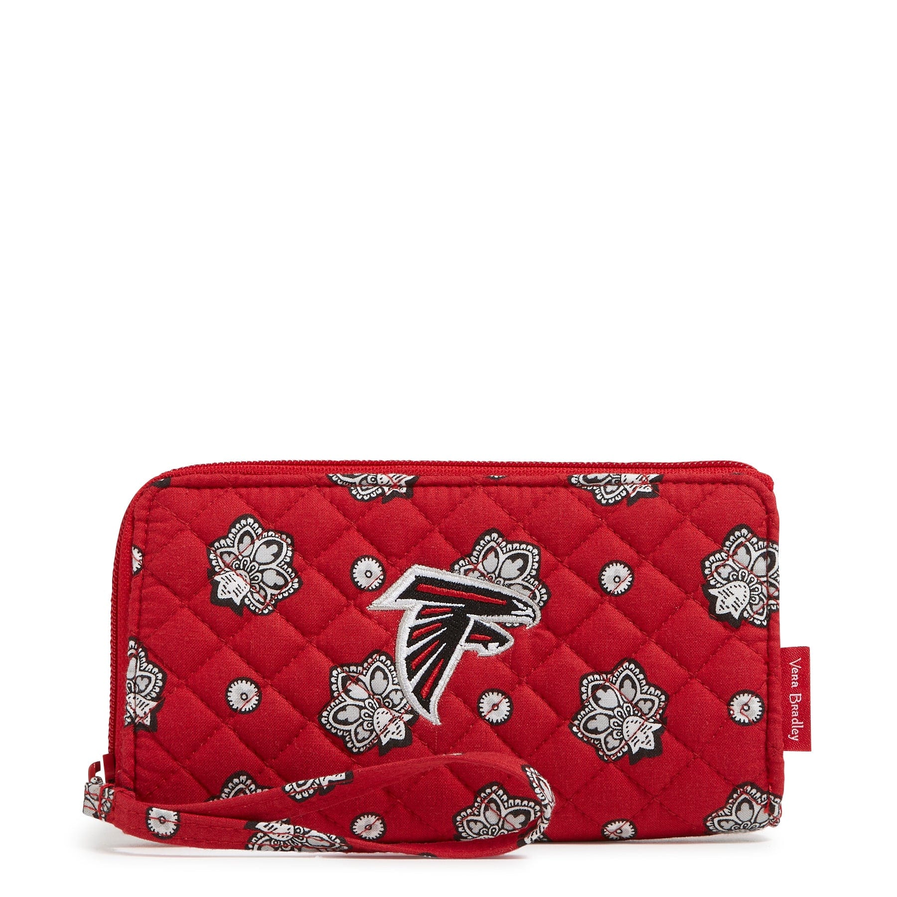 NFL RFID Front Zip Wristlet-Atlanta Falcons Bandana-Image 1-Vera Bradley