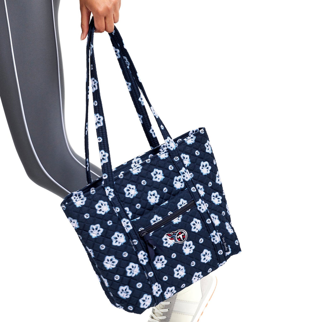 NFL Small Vera Tote Bag-Tennessee Titans Bandana-Image 1-Vera Bradley