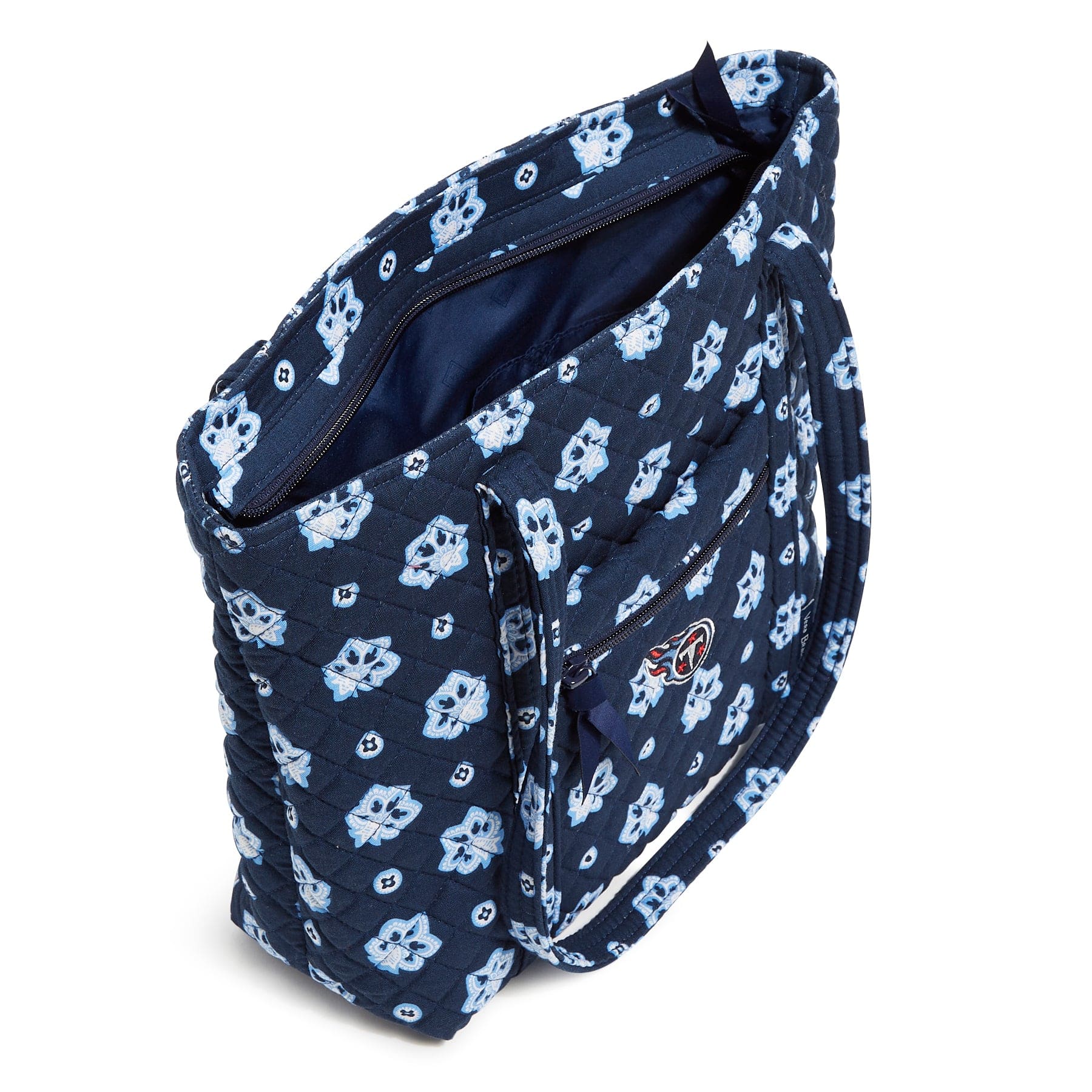 NFL Small Vera Tote Bag-Tennessee Titans Bandana-Image 4-Vera Bradley