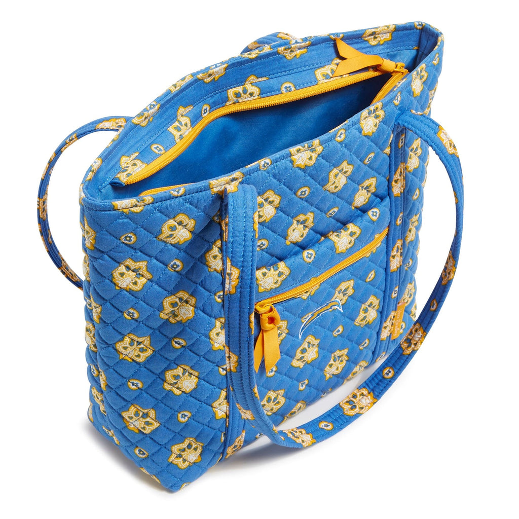 NFL Small Vera Tote Bag-Los Angeles Chargers Bandana-Image 2-Vera Bradley