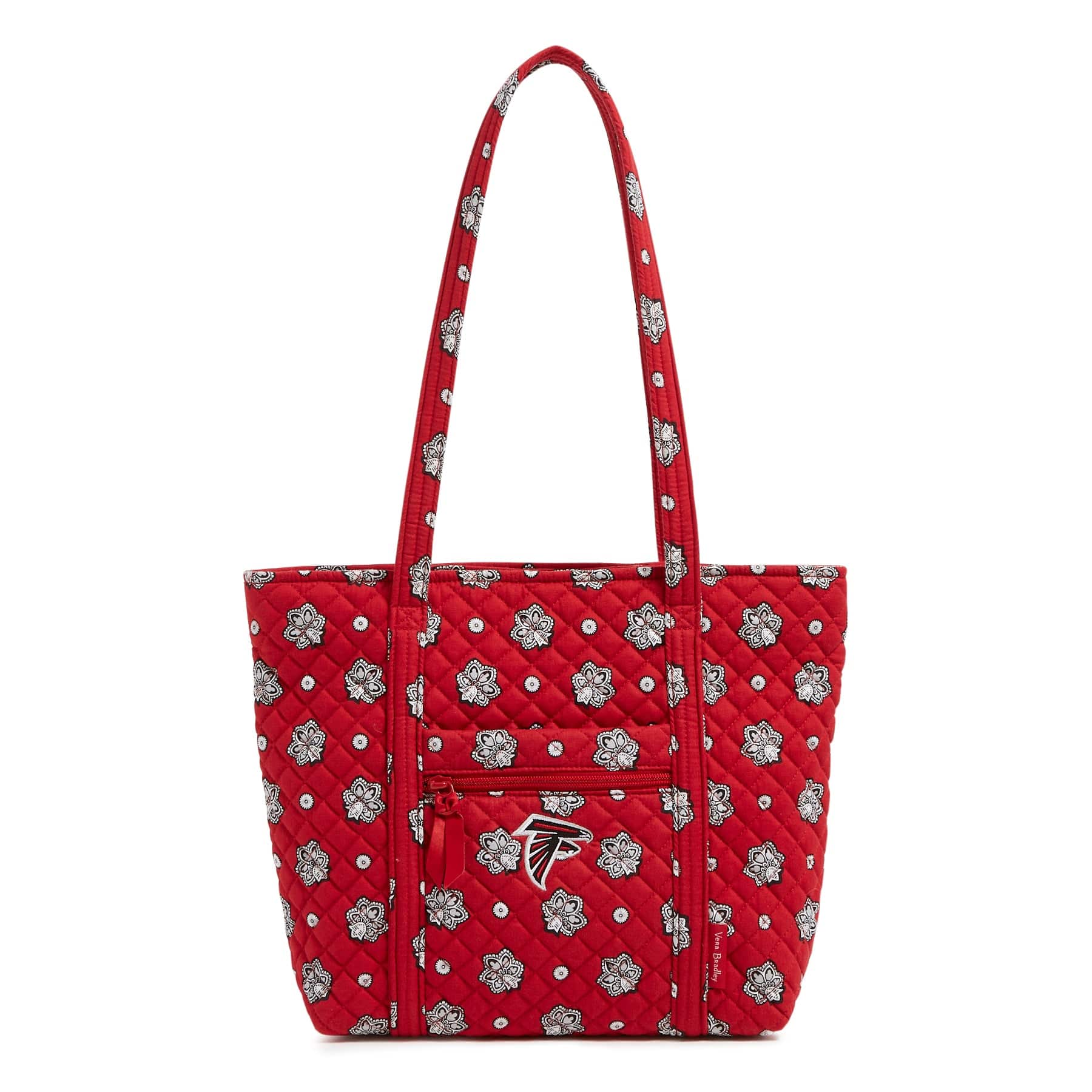 NFL Small Vera Tote Bag-Atlanta Falcons Bandana-Image 1-Vera Bradley
