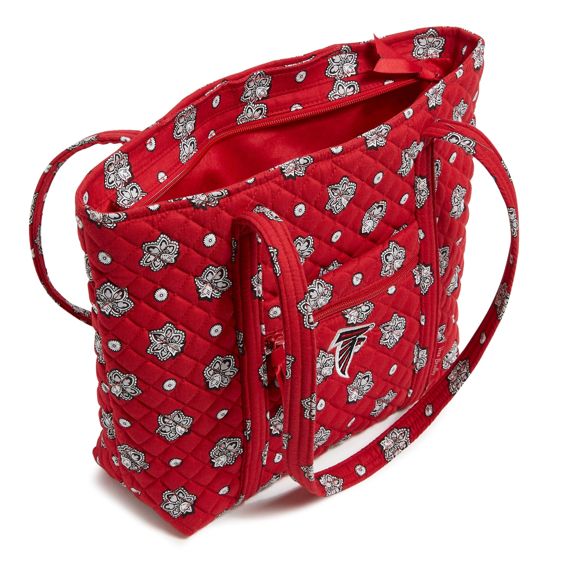 NFL Small Vera Tote Bag-Atlanta Falcons Bandana-Image 2-Vera Bradley