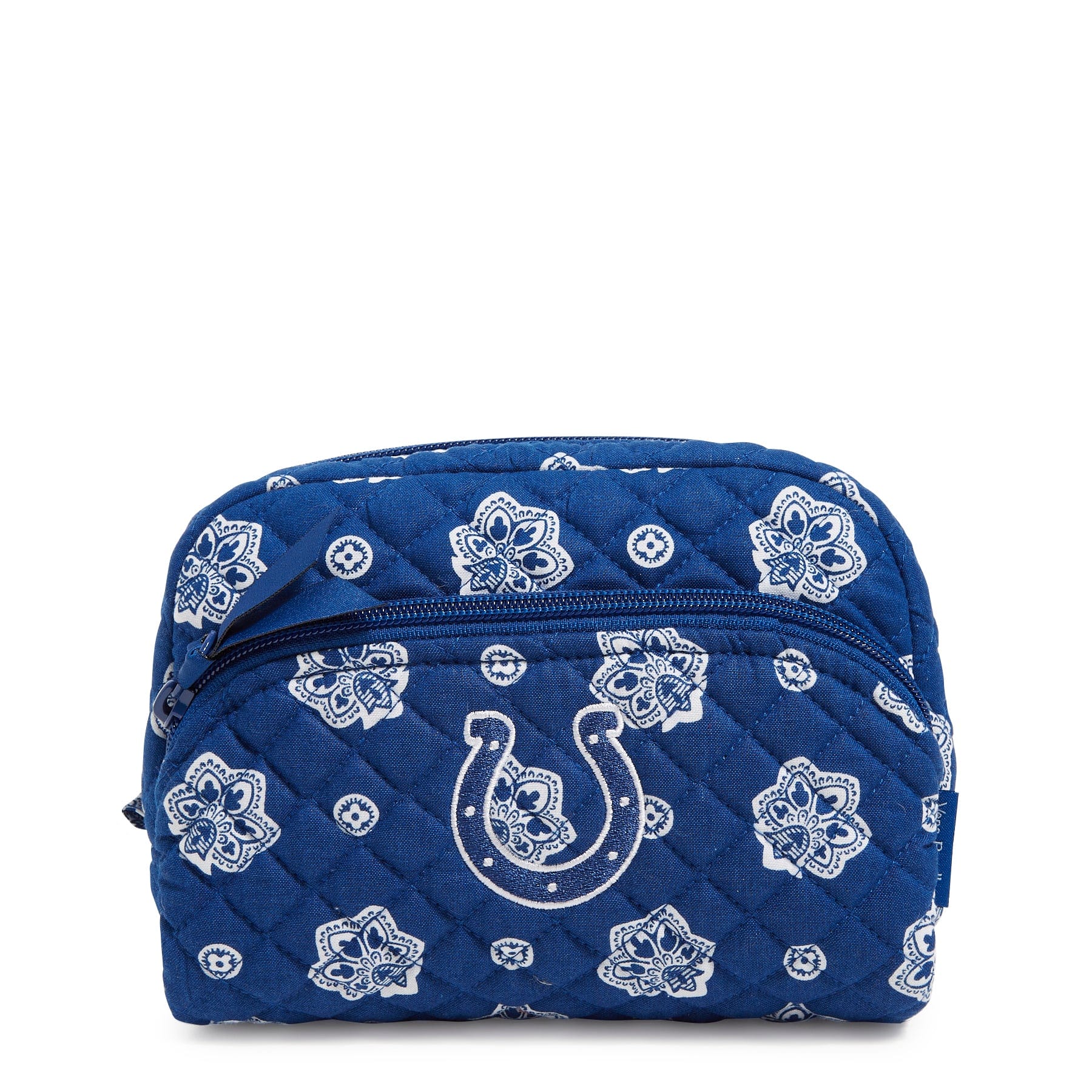 NFL Medium Cosmetic Bag-Indianapolis Colts Bandana-Image 1-Vera Bradley