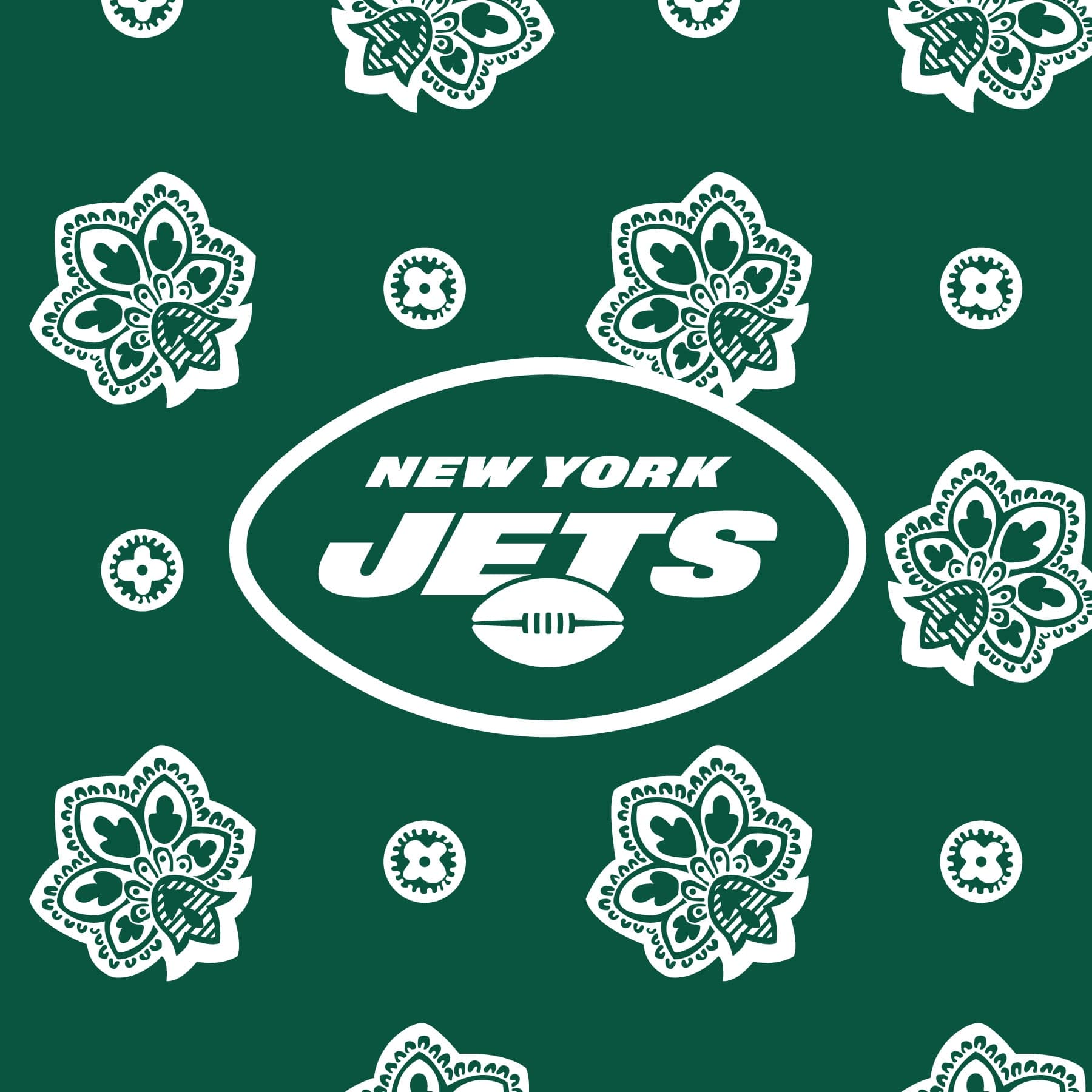 NFL Large Car Tote-New York Jets Bandana-Image 3-Vera Bradley