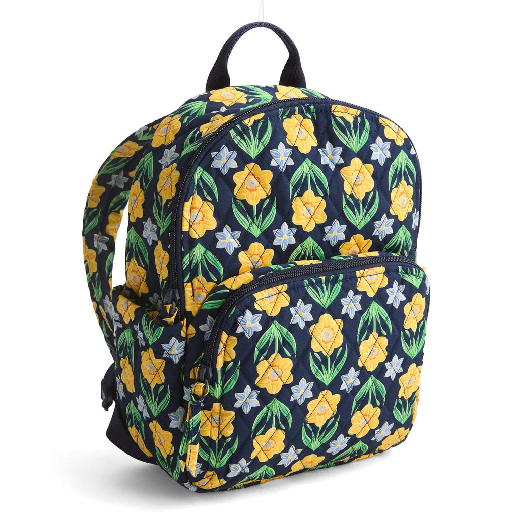 Small Banbury Backpack-Daffodils-Image 1-Vera Bradley