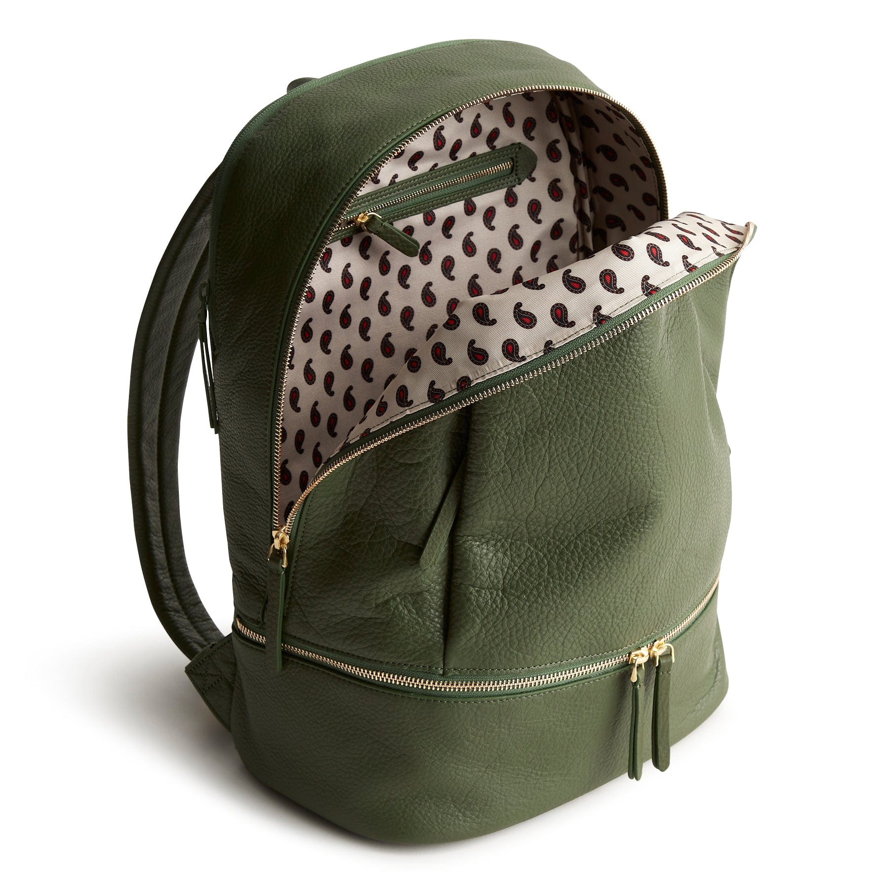 Chancery Backpack-Bronze Green-Image 5-Vera Bradley