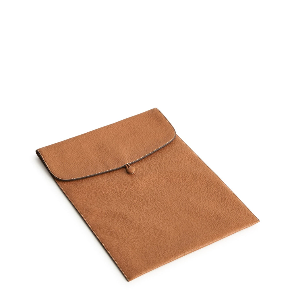 Large Envelope Tech Sleeve-Roasted Pecan-Image 1-Vera Bradley