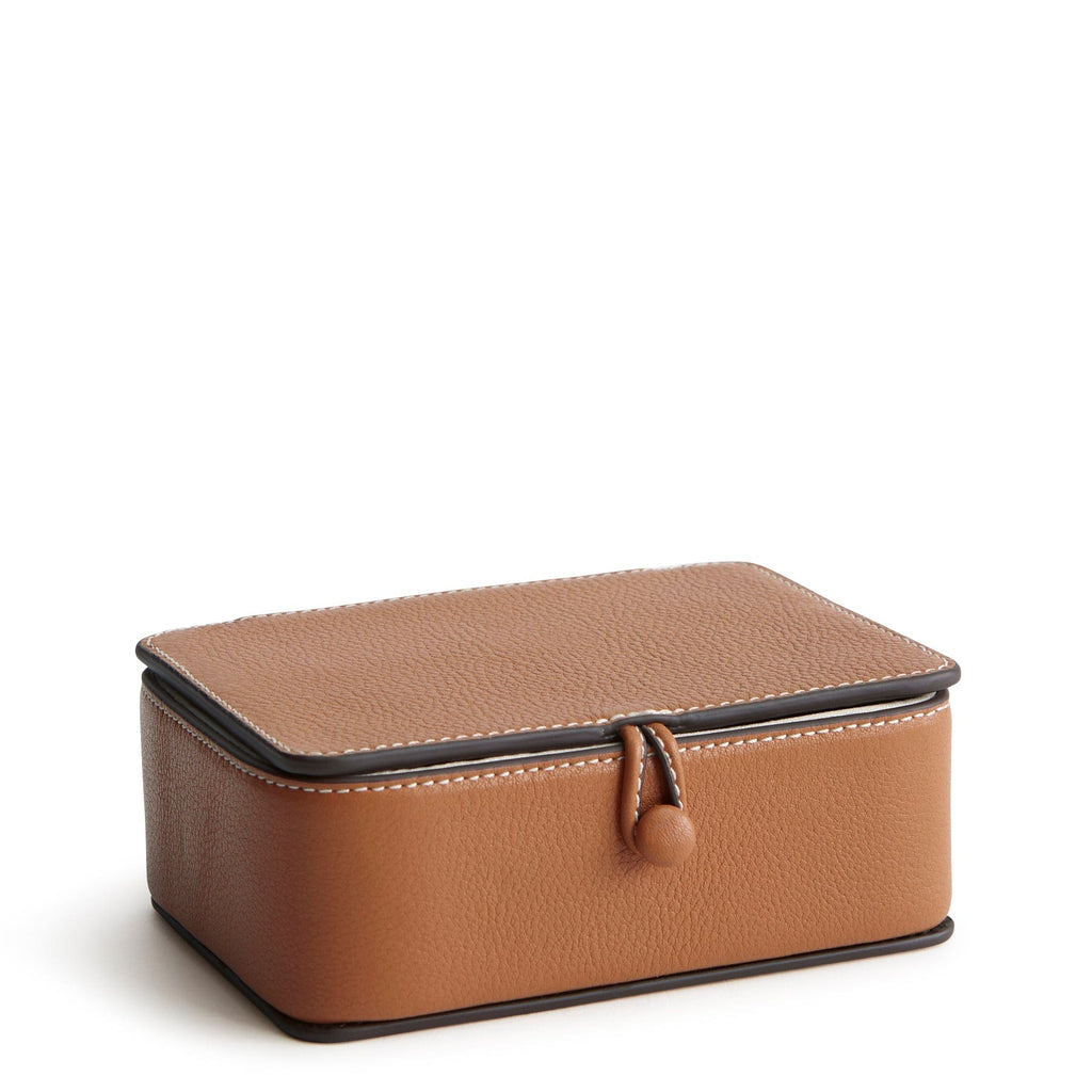 Jewelry Hard Case-Roasted Pecan-Image 1-Vera Bradley