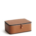 Jewelry Hard Case-Roasted Pecan-Image 1-Vera Bradley
