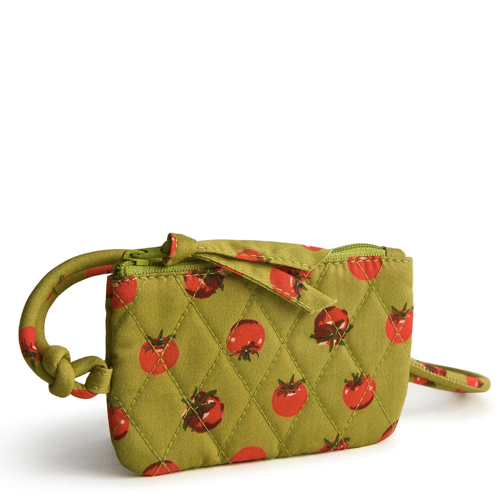 Zip Card Pouch Lanyard-Tiny Tomatoes Palm-Image 1-Vera Bradley