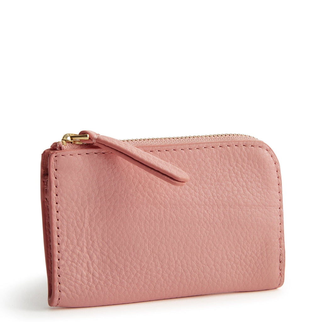 Zip Card Pouch-Coral Cloud-Image 1-Vera Bradley