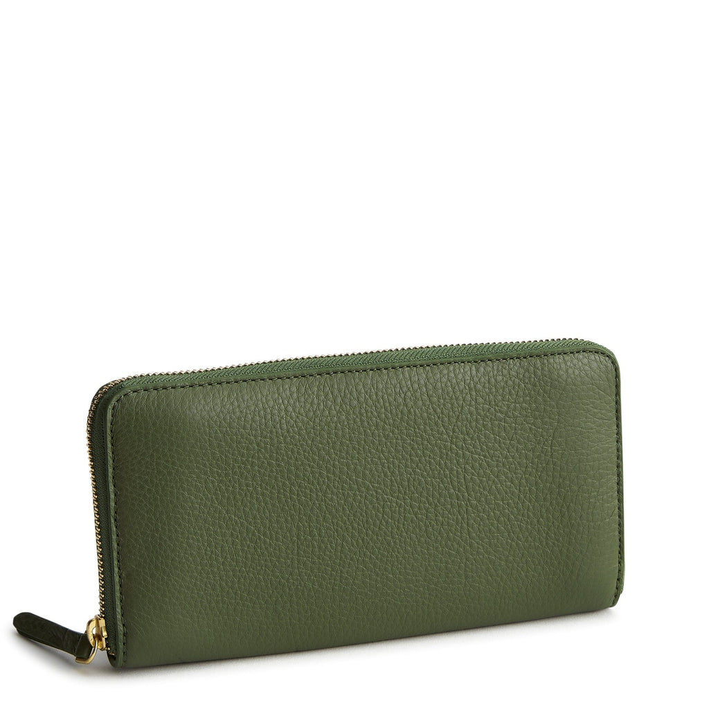 Continental Wallet-Bronze Green-Image 1-Vera Bradley
