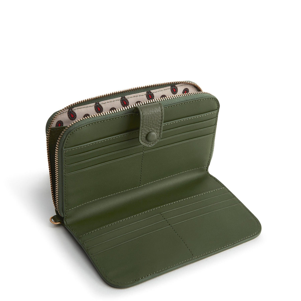 Large Tab Wallet-Bronze Green-Image 3-Vera Bradley