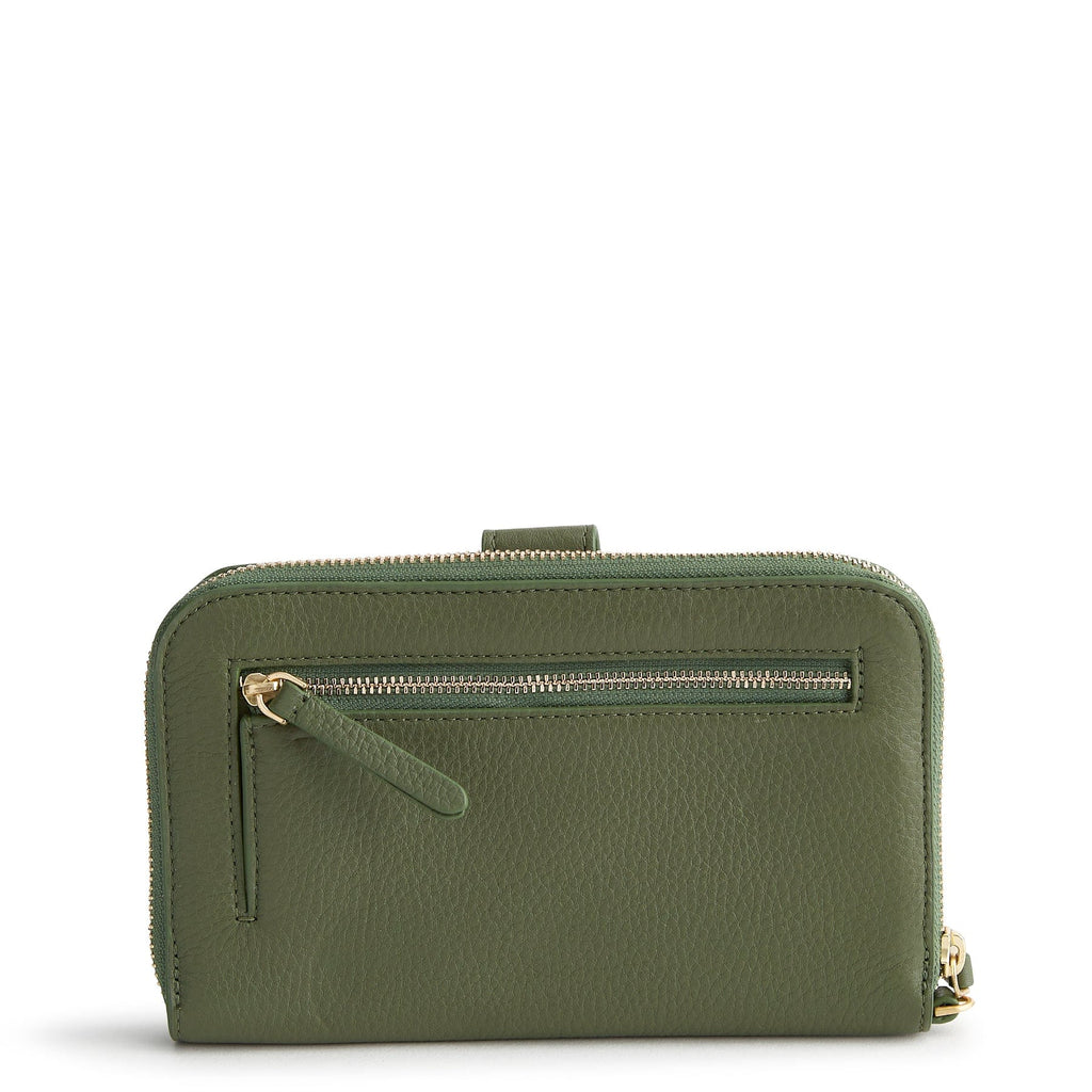 Large Tab Wallet-Bronze Green-Image 2-Vera Bradley