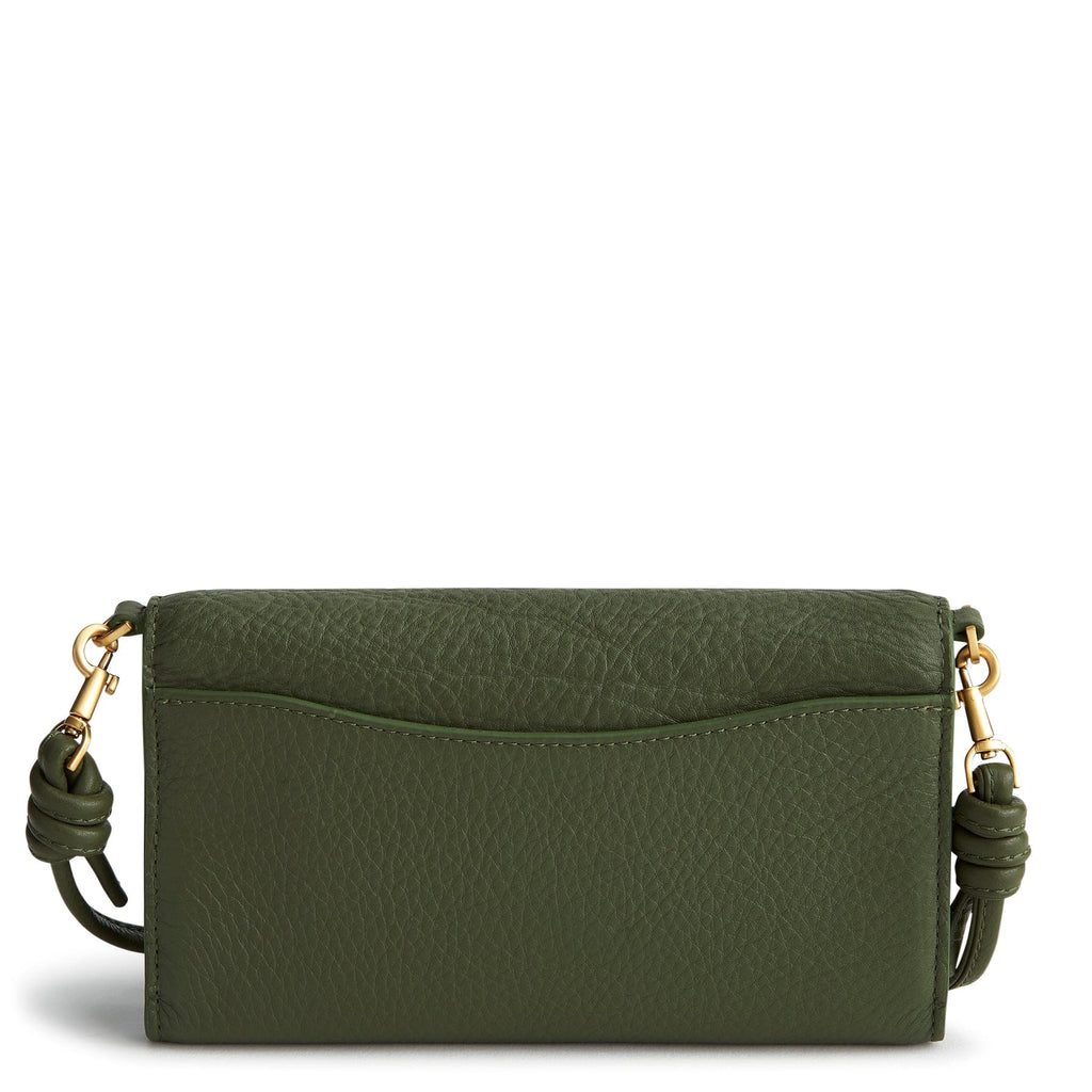 Wildwood Wallet Crossbody-Bronze Green-Image 5-Vera Bradley