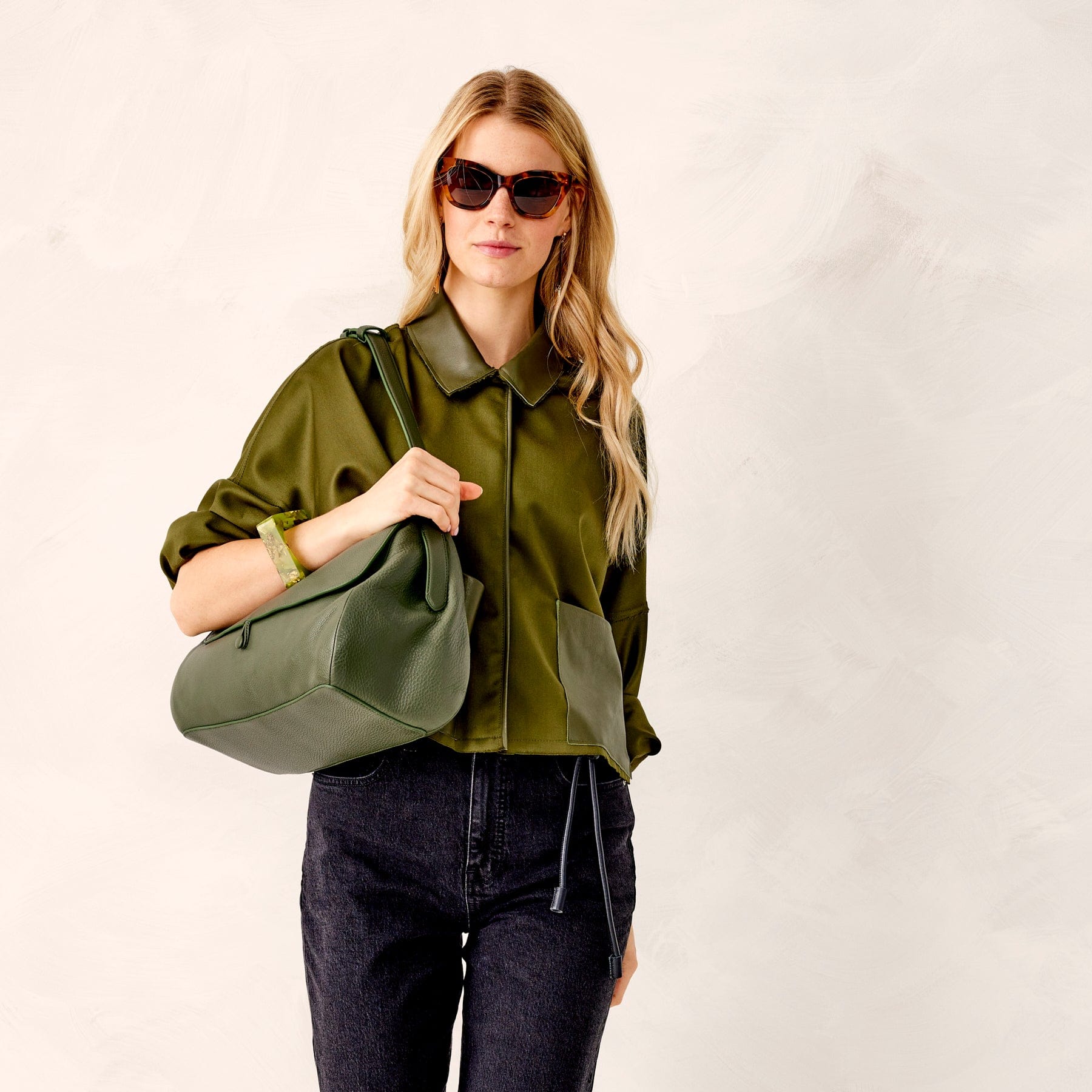 Rothvale Shoulder Bag-Bronze Green-Image 2-Vera Bradley