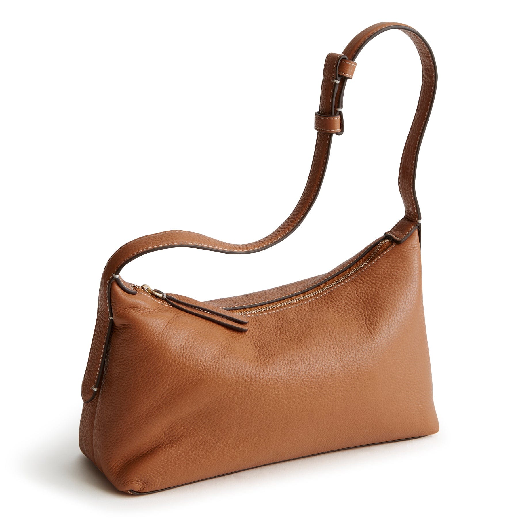 Roxbury Crescent Shoulder Bag-Roasted Pecan-Image 4-Vera Bradley