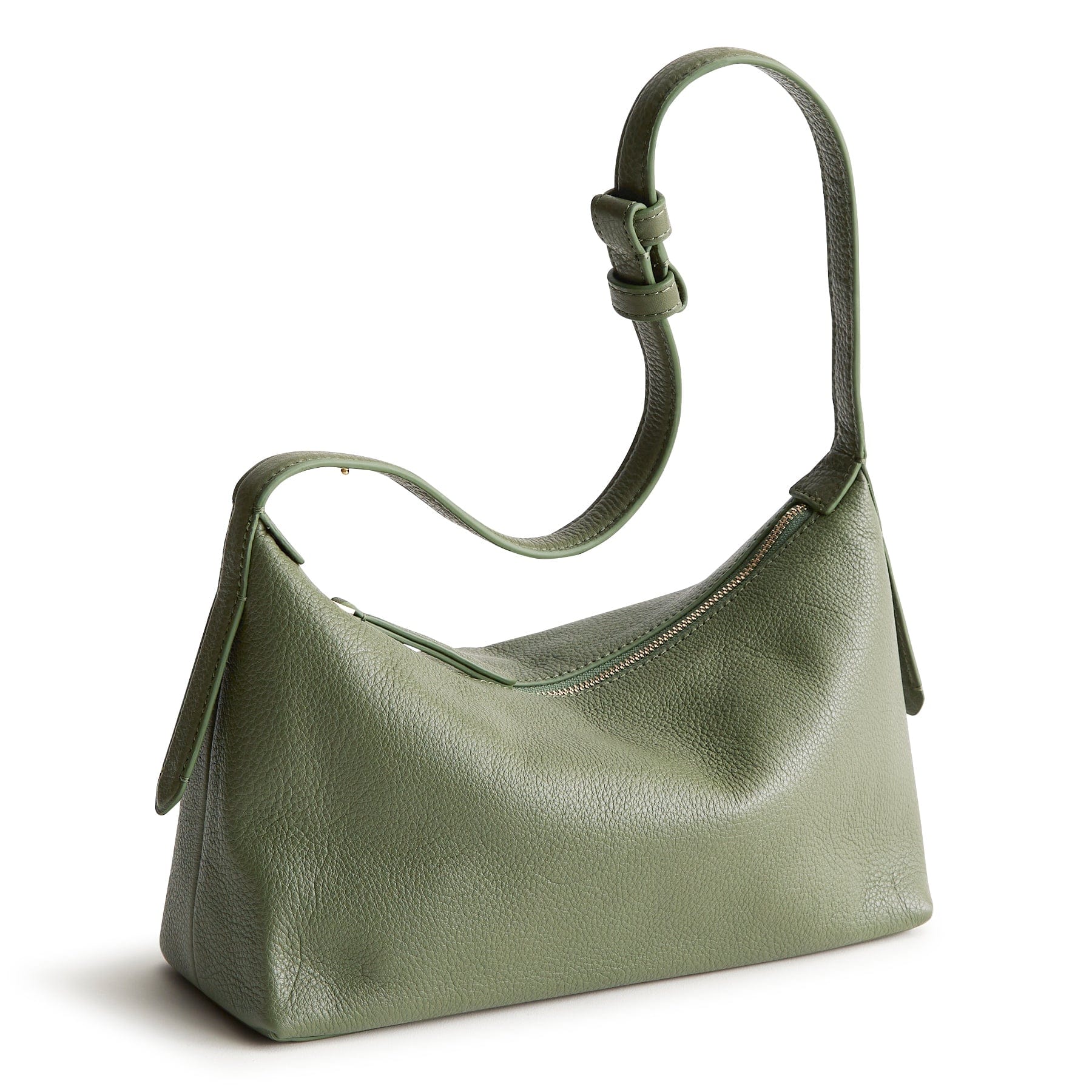 Roxbury Crescent Shoulder Bag-Bronze Green-Image 4-Vera Bradley