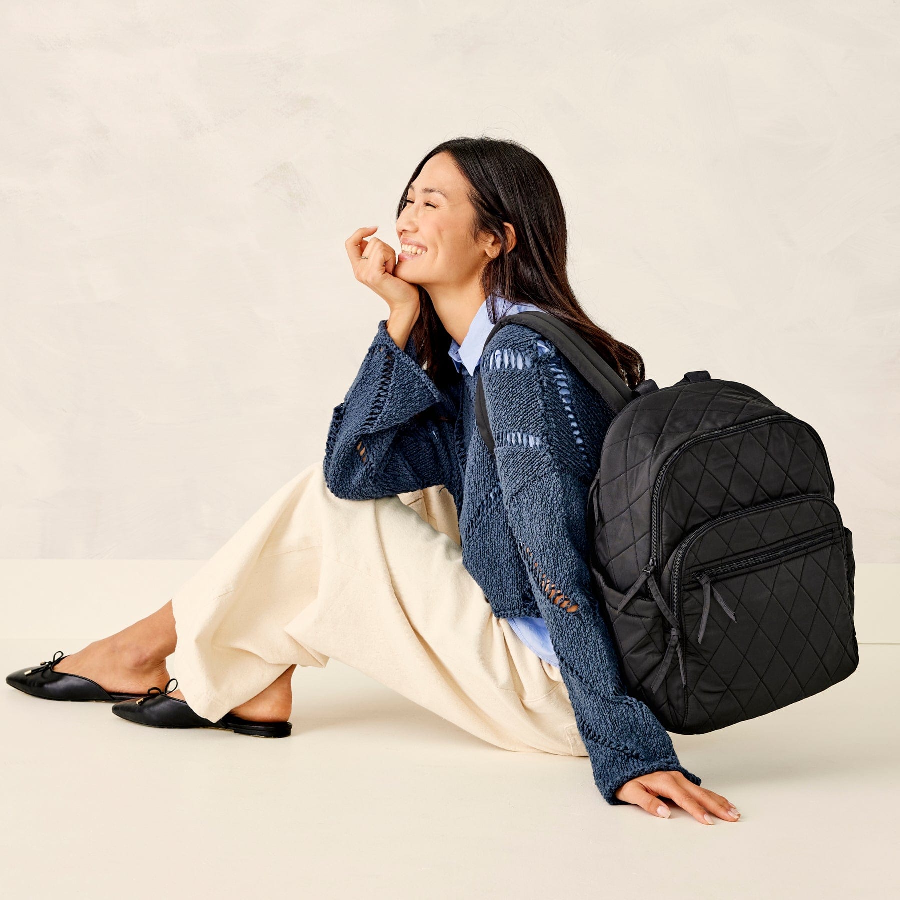 Bancroft Backpack-Moonless Night-Image 2-Vera Bradley
