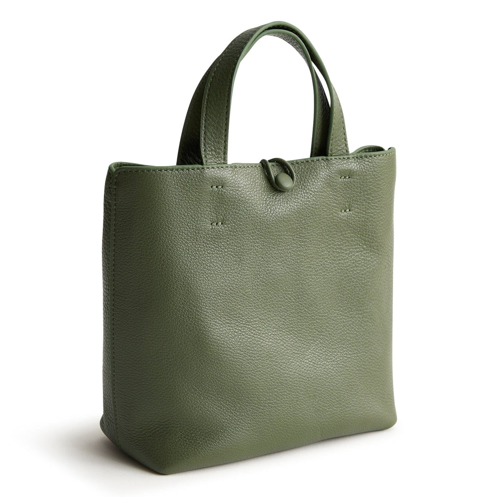 Mini Original Tote Bag-Bronze Green-Image 4-Vera Bradley