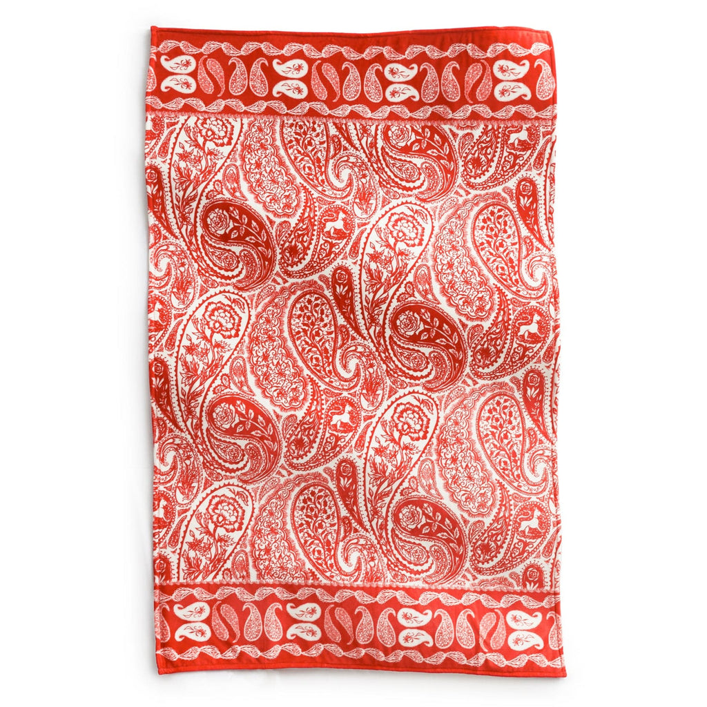 Plush Throw Blanket-Paisley Key-Image 2-Vera Bradley