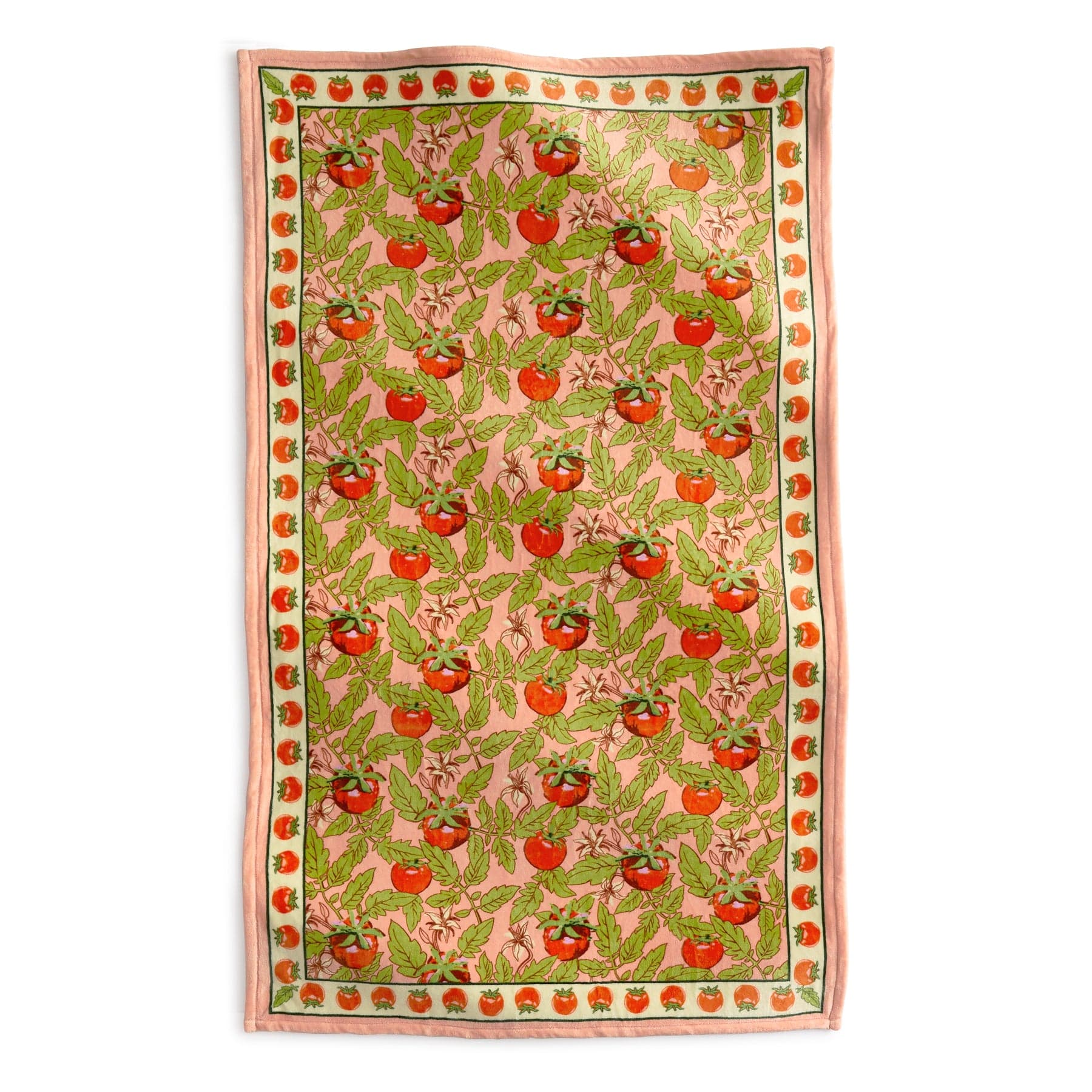 Plush Throw Blanket-Tomato Vines-Image 1-Vera Bradley