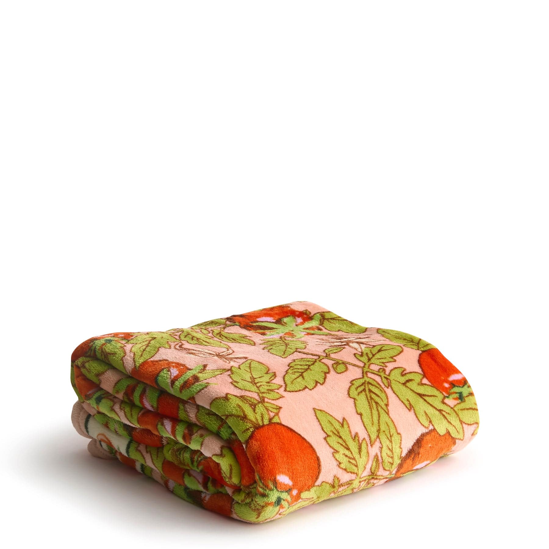 Plush Throw Blanket-Tomato Vines-Image 2-Vera Bradley
