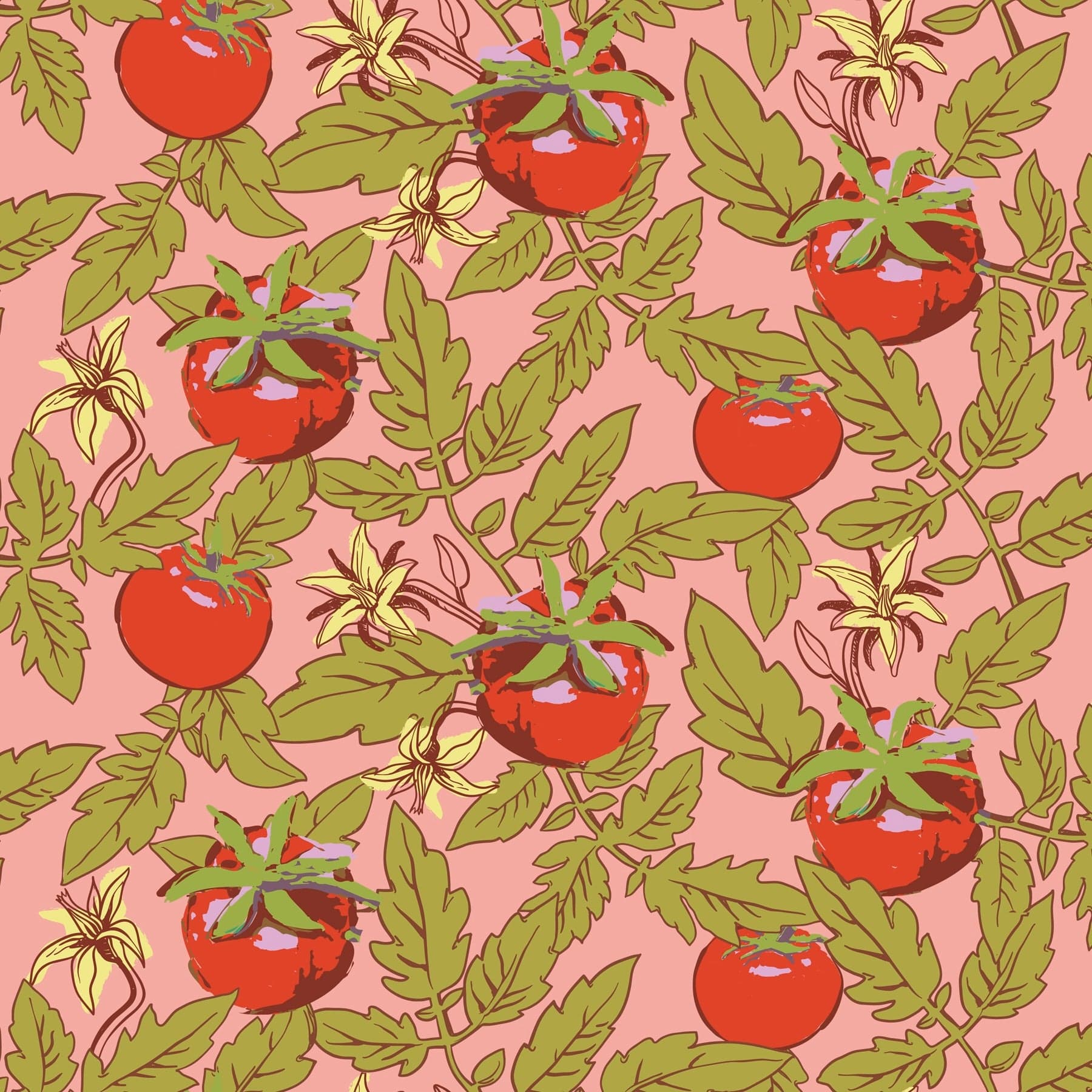 Plush Throw Blanket-Tomato Vines-Image 3-Vera Bradley