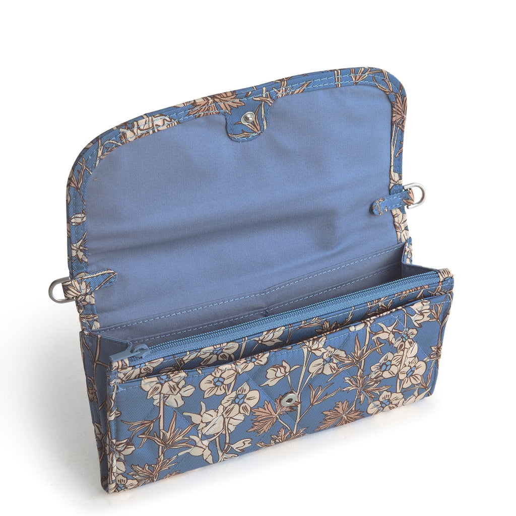 Wildwood Wallet Crossbody-Larkspur Delphinium-Image 3-Vera Bradley