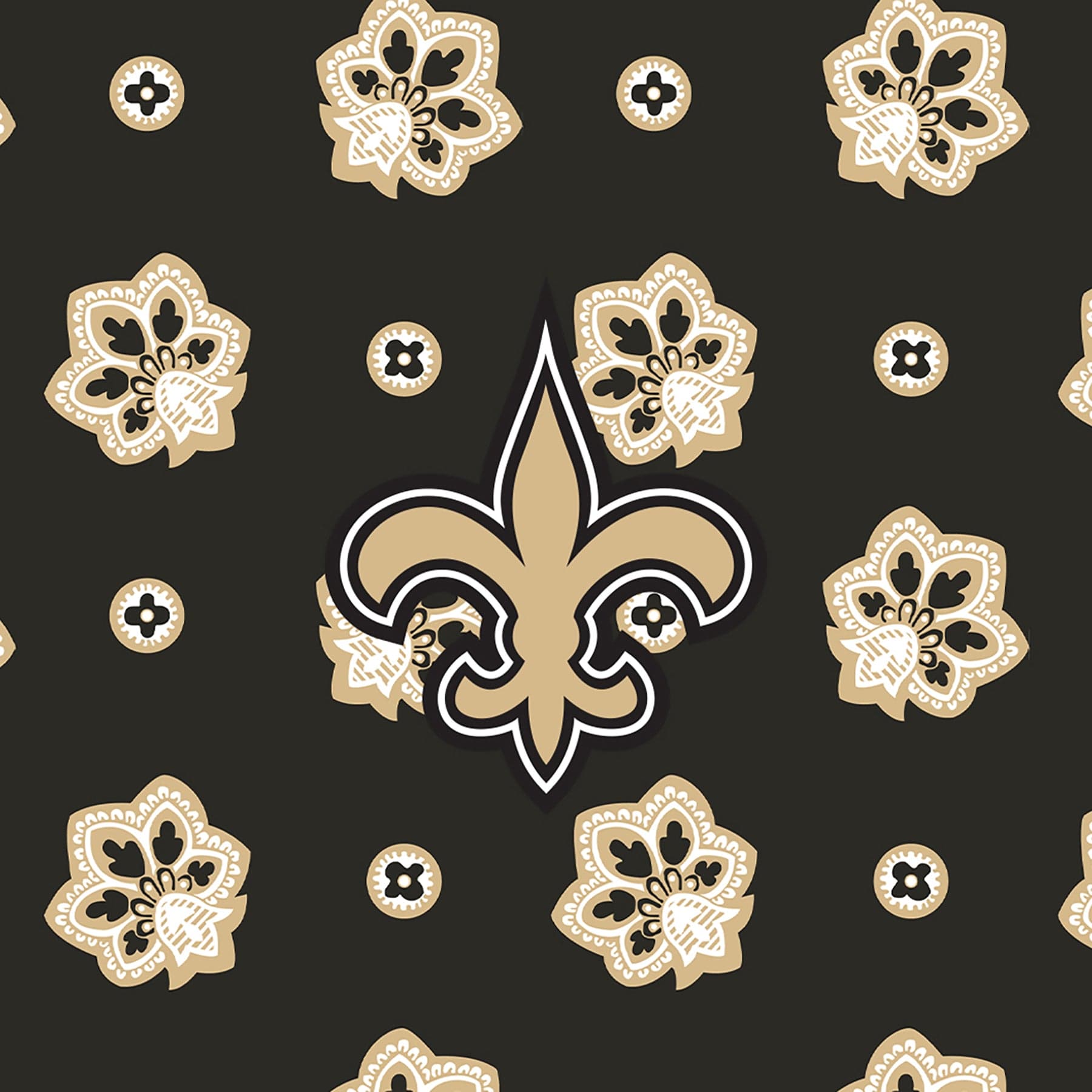 NFL Clear Small Belt Bag-New Orleans Saints Bandana-Image 3-Vera Bradley