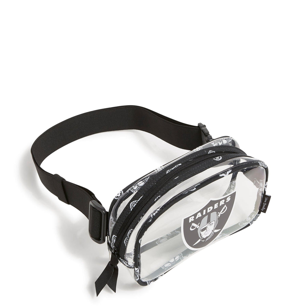 NFL Clear Small Belt Bag-Las Vegas Raiders Bandana-Image 2-Vera Bradley