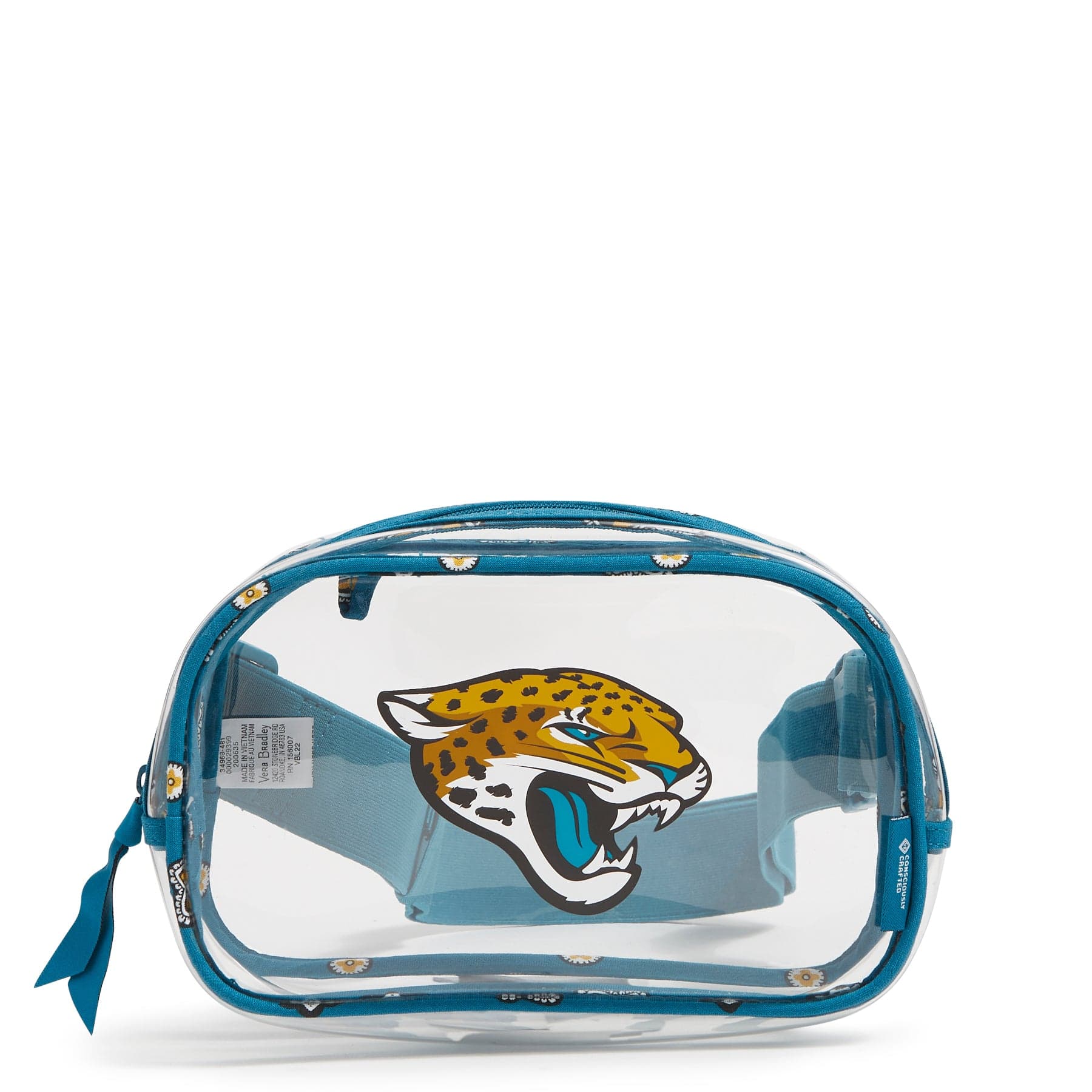 NFL Clear Small Belt Bag-Jacksonville Jaguars Bandana-Image 1-Vera Bradley